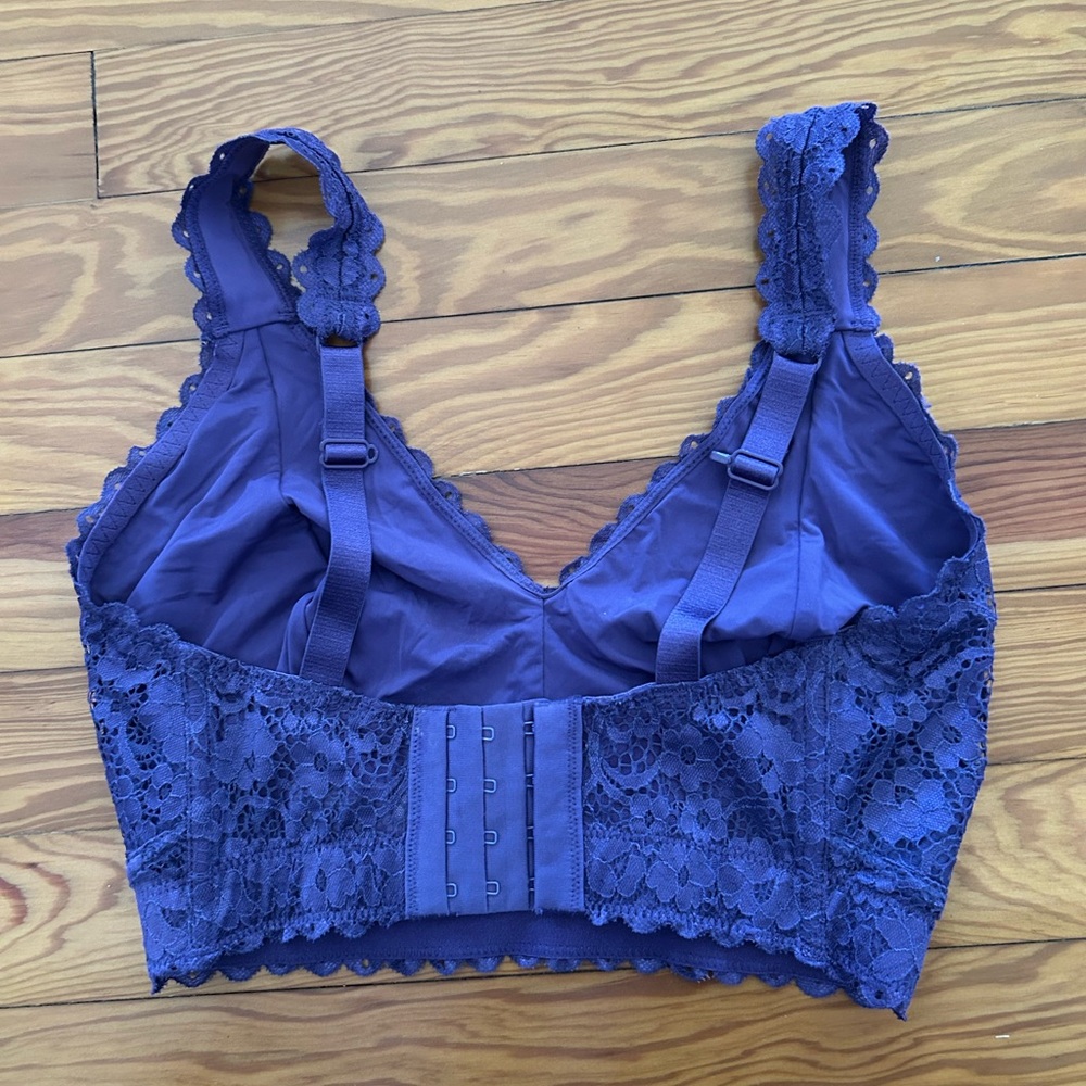Parfait Adriana Lace Bralette in Purple UK 30G USA 30I - Picture 4 of 8